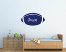 Rugby Customized Name Vinyl Decal Nursery Sticker
